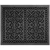 Magnetic Filter Grille Craftsman Style Arts and Crafts 24" x 30" in Black Finish