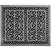 Magnetic Filter Grille Craftsman Style Arts and Crafts 24" x 30" in Pewter Finish.
