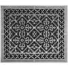 Magnetic Filter Grille Craftsman Style Arts and Crafts 20" x 24" in Nickel Finish.