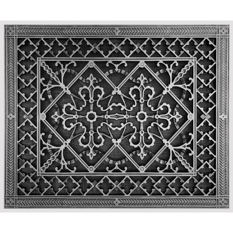 Magnetic Filter Grille Craftsman Style Arts and Crafts 16" x 20" in Pewter Finish