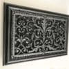 Return Air Filter Grille in Pewter Louis XIV Style