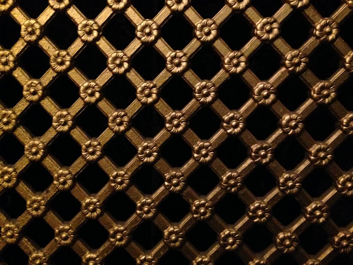 Chicago Slackstone Hotel decorative grille close up