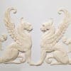 Pair of Griffins wall ornamentation