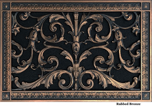 Decorative Vent Cover French Style Louis XIV Grille Covers Duct 10"×16"