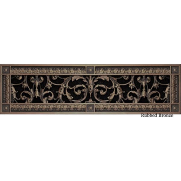 Decorative Vent Cover French Style Louis XIV Grille Covers Duct 4"×20"