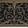 Decorative Vent Cover in Louis XIV style 12x24 in antique brass