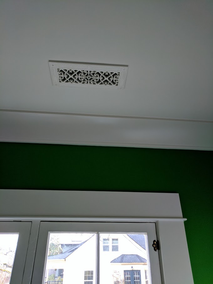 decorative grille ceiling installation