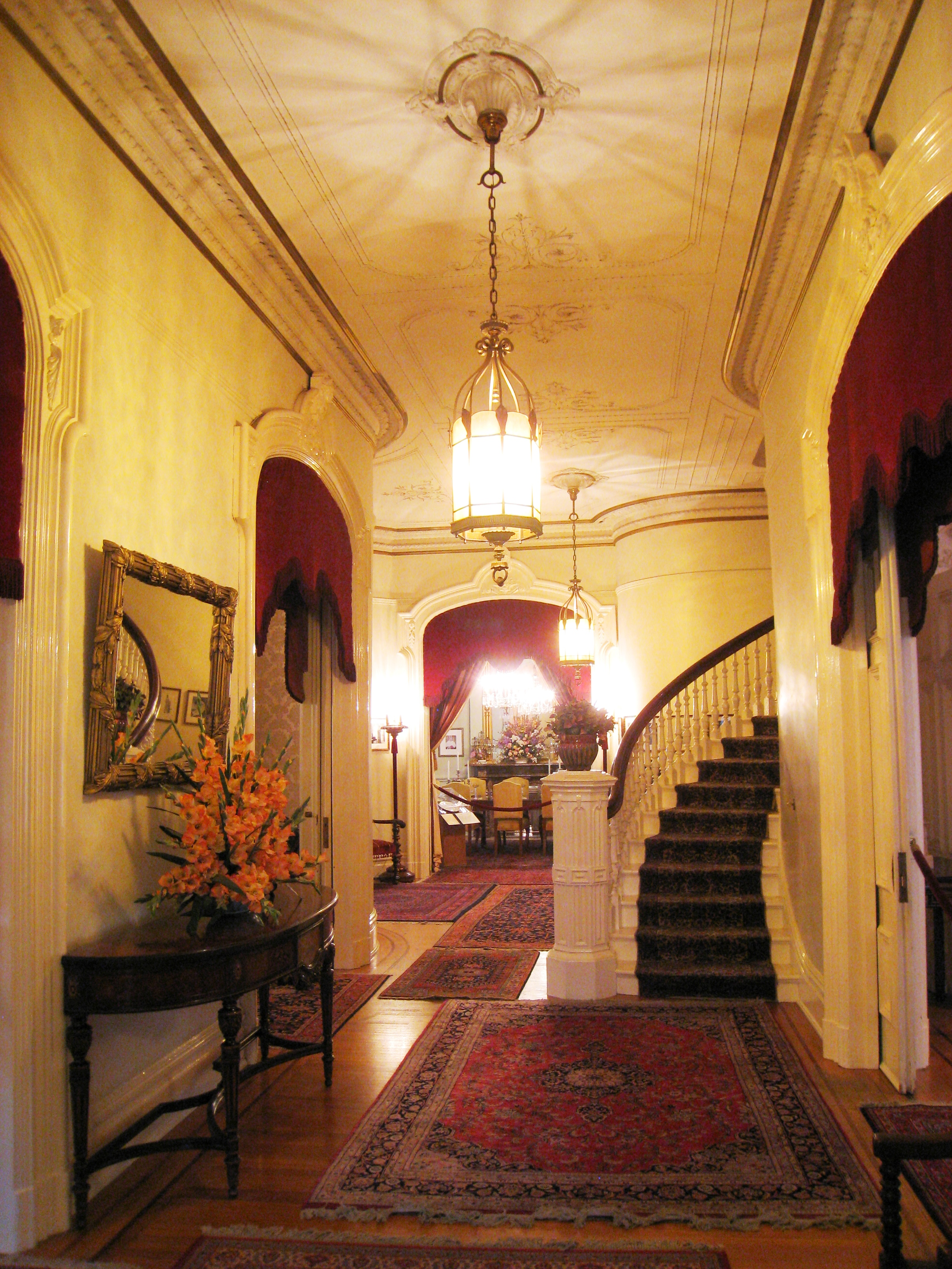Historic Preservation Governor's Mansion Foyer