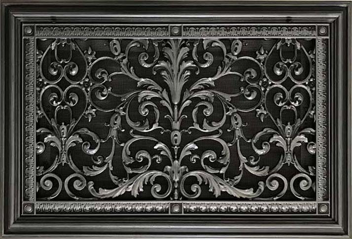 return air filter grille 14" x 24" Louis XIV Style