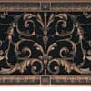 Decorative grille in Louis XIV style in Rubbed Bronze finish