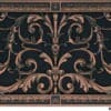Decorative grille in Louis XIV style 10x18 in Rubbed Bronze