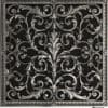 Decorative Grille in Louis XIV Style in Pewter Finish