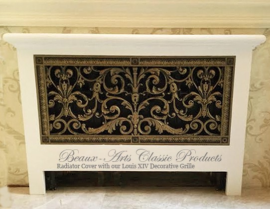 radiator covers with our Louis XIV decorative grille