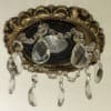 3" recessed lighting with decorative trim and crystals with