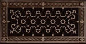 decorative grille in arts and crafts style 6x14