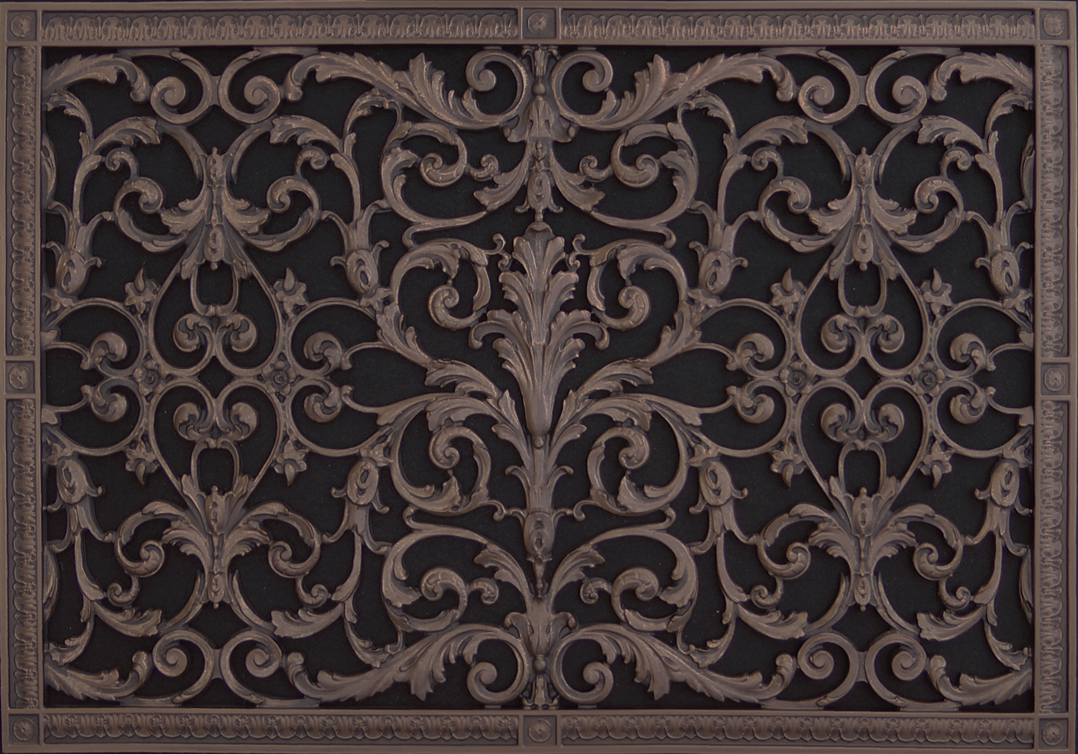 Decorative grille in Louis XIV style 20x30