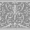 Decorative grille 16x30 in Louis XIV Style Rendering