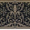 Decorative vent cover in Louis XIV style 16x24 in Antique Brass finish
