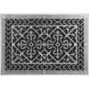 Magnetic Filter Grille Craftsman Style Arts and Crafts 16" x 24" in Nickel Finish.