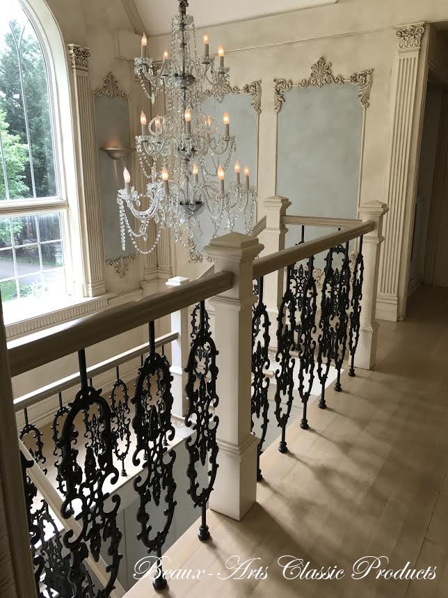 Two Story Foyer Panels in Louis XIV Style