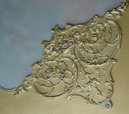 Louis XV Corner Ornamentation in custom finish