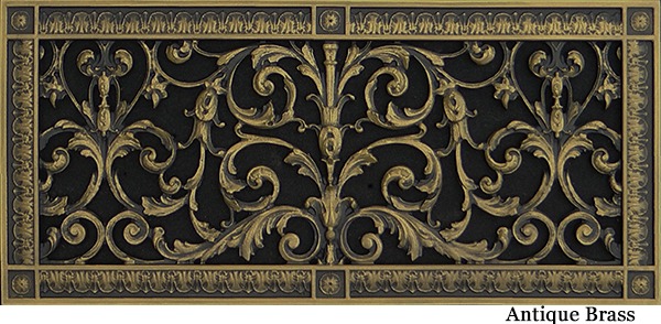 Louis XIV Decorative Grille 8x20