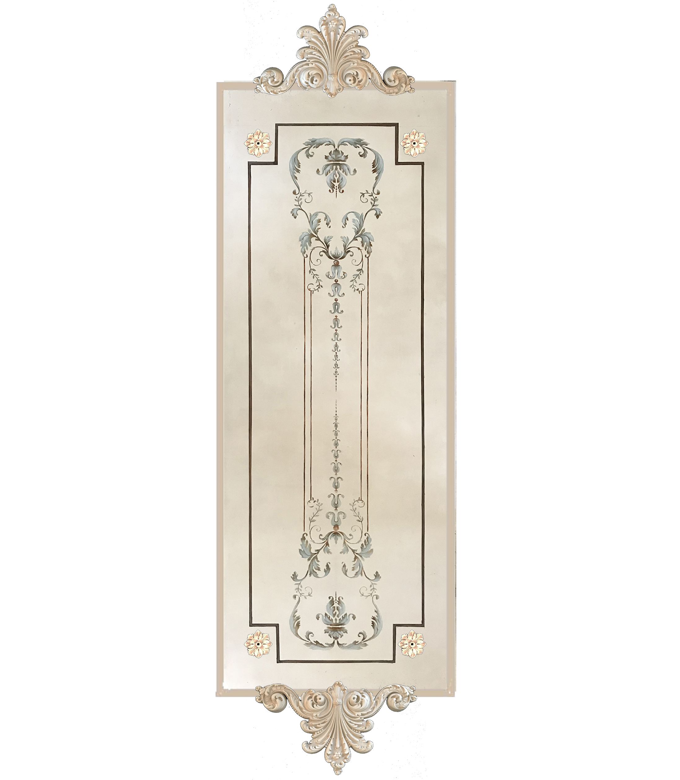 Versailles Narrow Panel Design in Cream