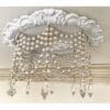 recessed lighting trim 4 strands of pearls with 1-1/5" U-drop crystals