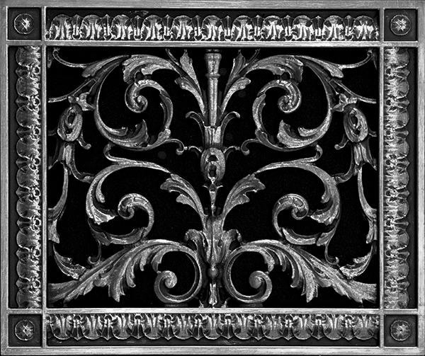 Decorative Grille in Louis XIV Style 8" x 10"