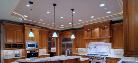 recessed lighting kitchen design