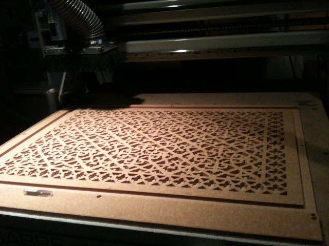 CNC cutting Arts and Crafts Grille