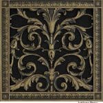 Decorative grille French style Louis XIV Style Decorative vent cover 12' x 12".