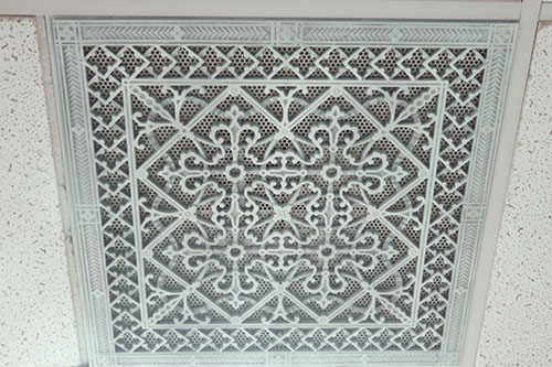 Arts and Crafts Style T-Bar Ceiling Grille