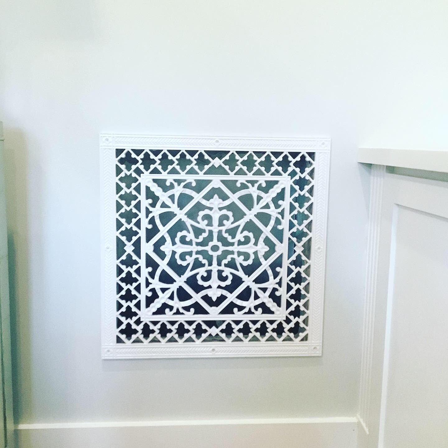 Arts and Crafts decorative vent cover