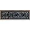 Decorative grille Craftsman style Arts and Crafts 10" x 36" in Rubbed Bronze finish.