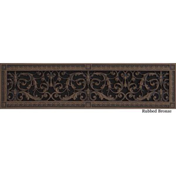 Radiator Cover Grille French Style Louis XIV Fits Openings 6"×30"