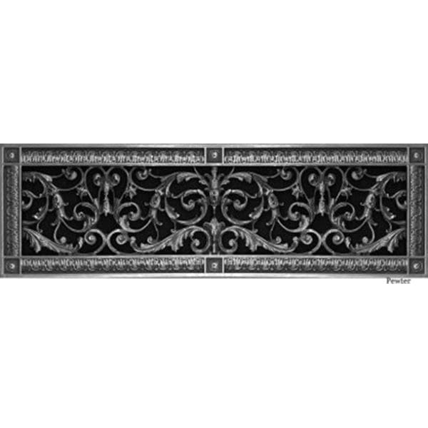 Radiator Cover Grille French Style Louis XIV Fits Openings 6"×24"