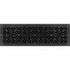 Arts and Crafts grille 8" x 30" in Black Finish