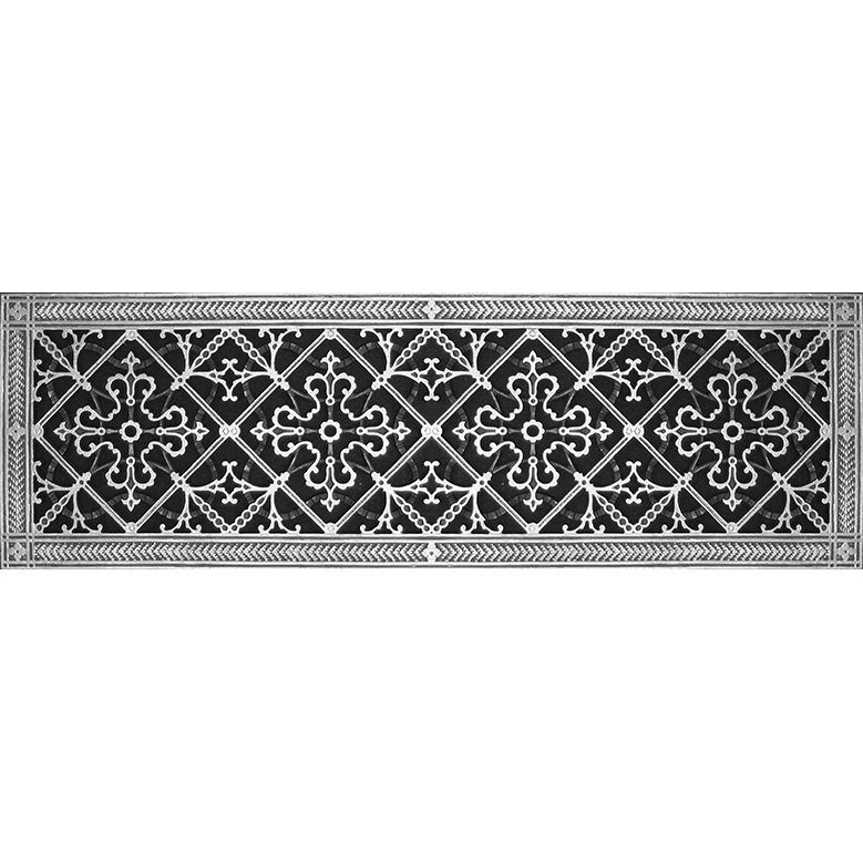 Arts and Crafts Grilles 8" x 30" in Nickel