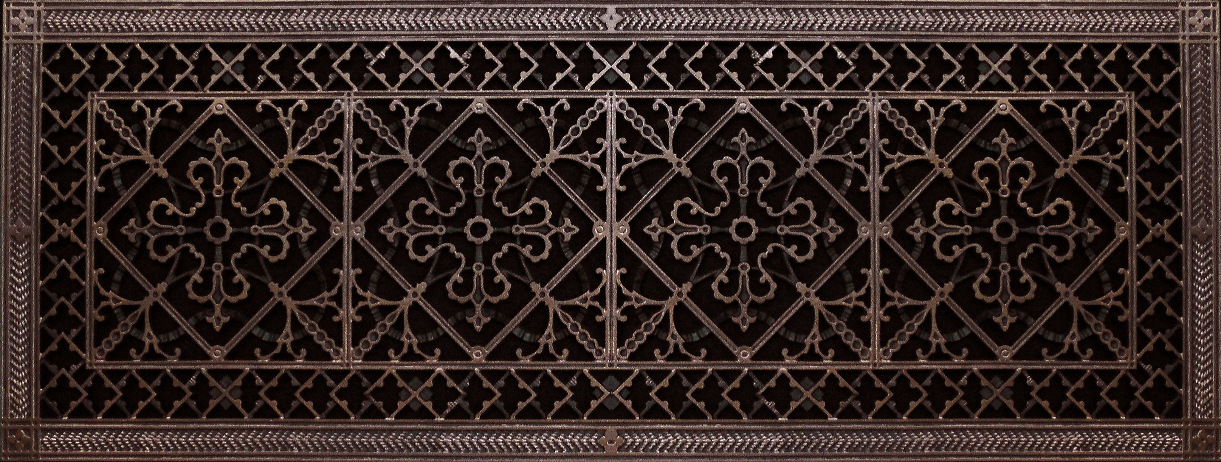 Arts and Crafts decorative grille 12" x 36"