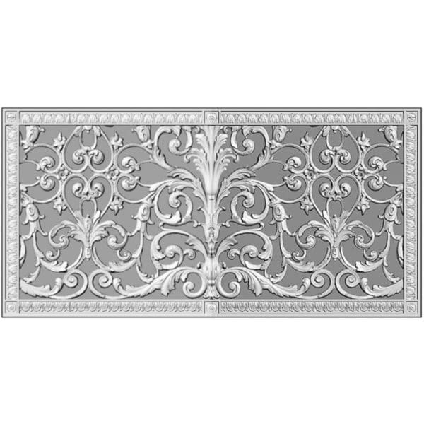 Radiator Cover Grille French Style Louis XIV Fits Openings 14"×30"