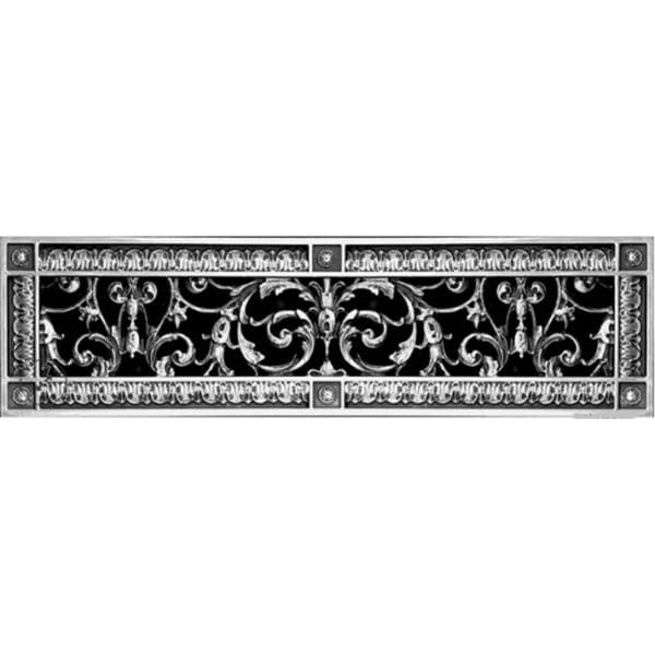 Radiator Cover Grille French Style Louis XIV Covers 4"×24" Opening