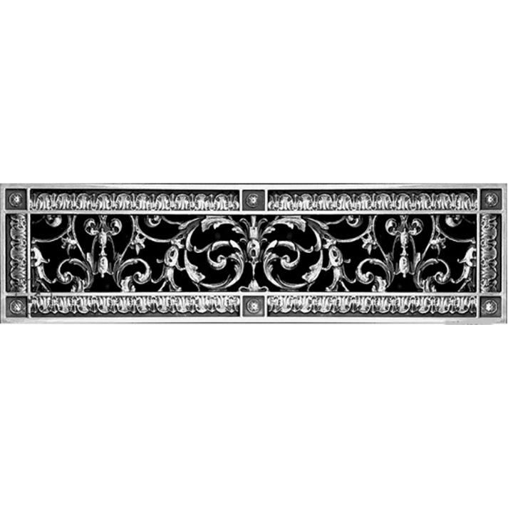 Louis XIV Style Vent Cover in Nickel Finish