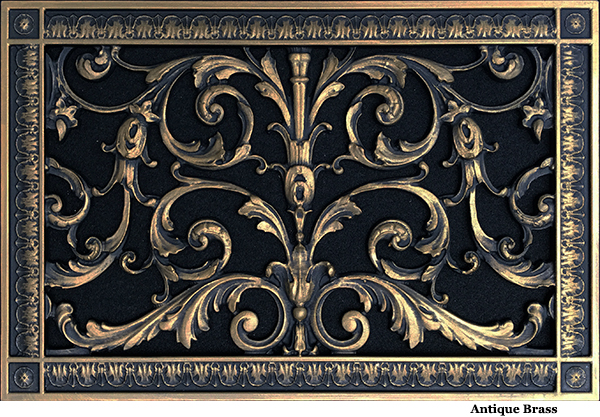 Louis XIV decorative grille 10" x 16"