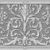 Louis XIV Style Decorative Grille 14" x 20" rendering