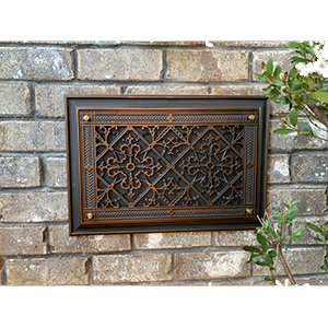 Arts and Crafts Style Foundation Vent Covers