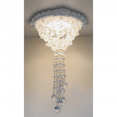 4" LED Recessed Chandelier Crystal Cage