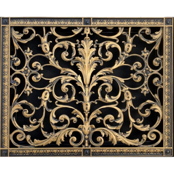 Decorative Vent Cover French Style Louis XIV Grille Covers Duct 16"×20"