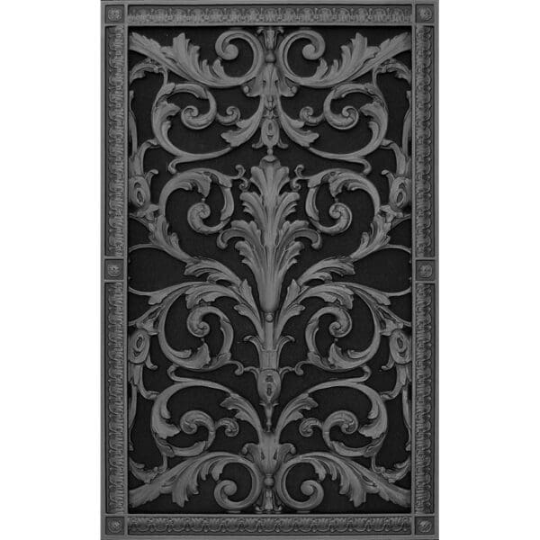 Louis XIV Style Cabinet Door Grille #DG-203-24x14