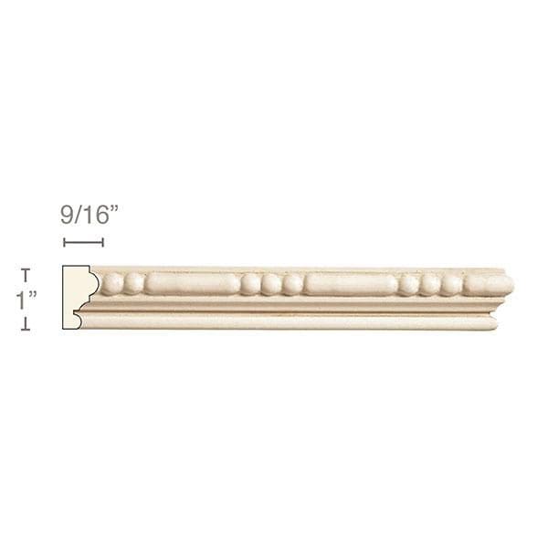 Small Bead and Barrel Panel Moulding #WM8526